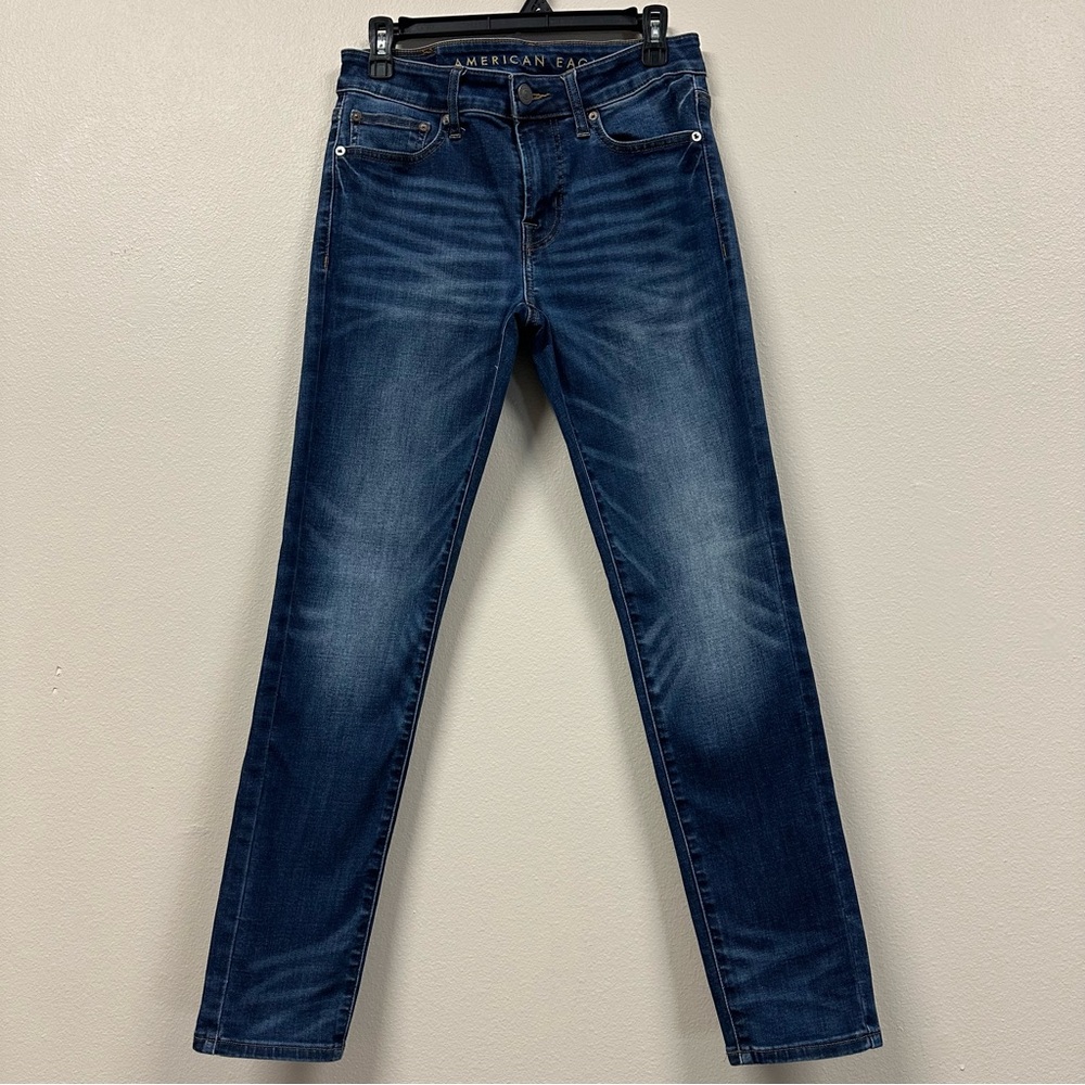 American Eagle Outfitters Blue Slim Jeans Classic Style, Size 30x30
